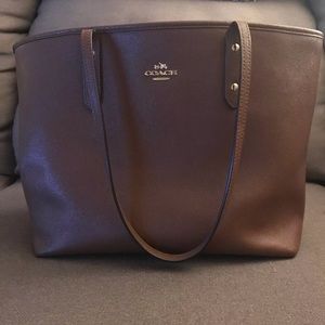 Coach City Zip Tote-Crossgrain Leather!
